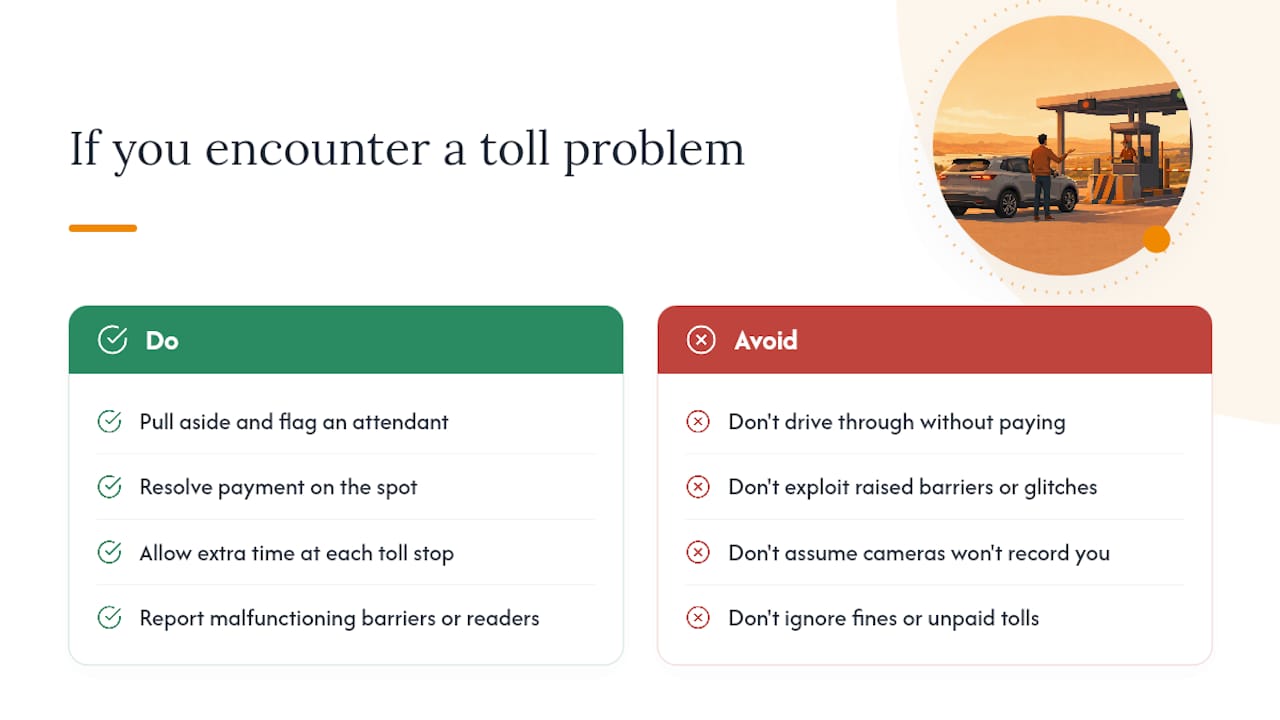 What Happens if You Try to Skip a Toll — overview diagram